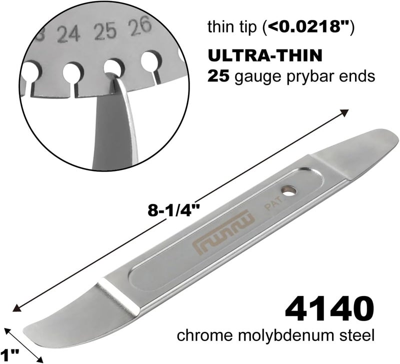 FWTW Metal Skin Wedge Tool (Curved & Straight) Patented - Popularly Used in The Aviation/Automotive Industry - Image 2